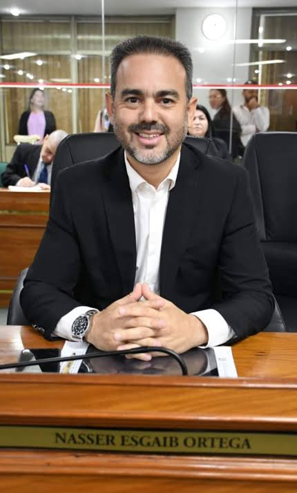 Retrato de Nasser Esgaib, concejal de Asunción